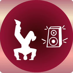 Hip-hop - holding icon